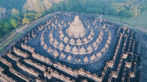 Stunning Drone Footage of Indonesia’s Majestic Borobudur Temple