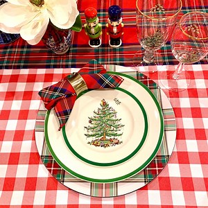 Red Gingham Tablecloth, Red Checkered Fabric Napkins, Christmas Tablecloth, Traditional Every Day Tablecloth, Picnick Tablecloth - Etsy