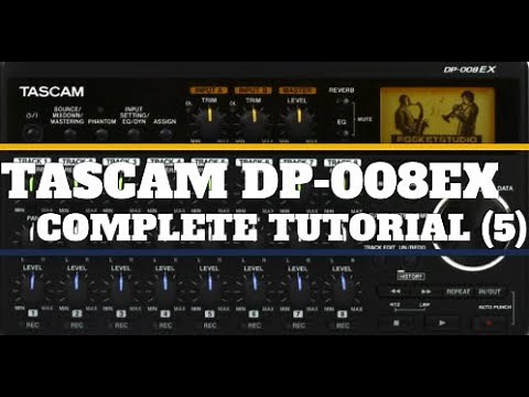 Tascam DP-008EX Complete Tutorial (5) Guitars, Repeat, Reverb and More