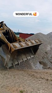 Stones being stacked with a Wheel loader #loader #wheelloader #machine #heavyequipment #construction | Heavy Equipment Experts