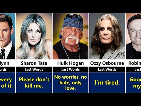 😱 Shocking Last Words of Legendary Actors Before Death