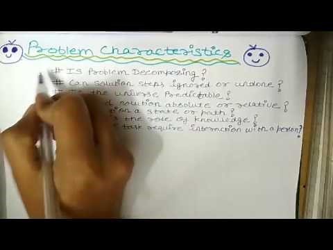 Characteristics of a Problem in Artificial Intelligence #2