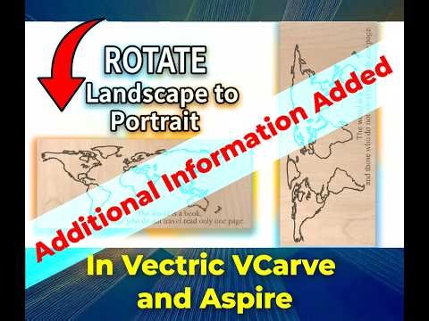 Additional Information about the rotary process in rotating projects in Vectric VCarve and Aspire