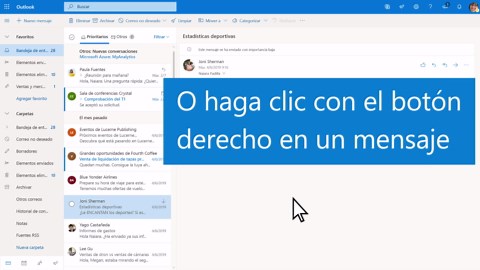 Organizar la bandeja de entrada