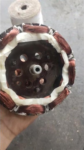 36 inch ceiling fan winding machine #coilwindingmachine #ceilingfanwindingaluminiumwire #ytshorts