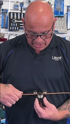 Easy Brake Pipe Bending & Straightening 🔧 | Laser Tools 8253 #Shorts