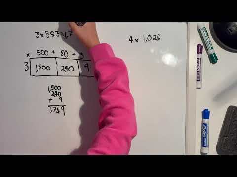 Fourth Grade Math - One More Long Multiplication