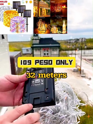 Solar Led String Light GarlandFestoon Led Lights WaterproofChristmas Wedding Decoration forHome Garden 7M 12M 22M 32M!#xmass #trendingvideo #tiktokshop#tiktokfinds #christmaslights #trend #christmaslights #tiktokfinds #tiktokshop #xmass #trendingvideo #linkinbio #review #tiktokmadebuyit #freeshipping #comment #share #like #solarstringlights #solarlightoutdoor #solarlightsoutdoor #solarchristmaslights #solarlights #fyp