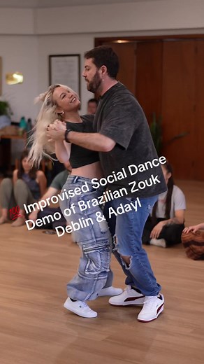 Improvised Brazilian Zouk Dance Demo by Deblin & Adayl