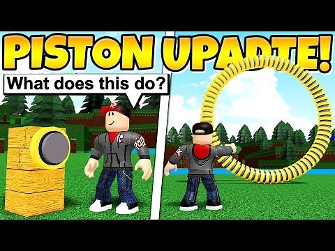 THE PISTON UPDATE! (New mechanics) Build a Boat