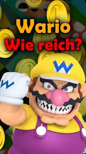 How rich is Wario? #supermario #nintendo #mario