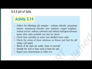 Ncert class 10 science activity 2.14 | Chapter 2 Acid Bases and Salts