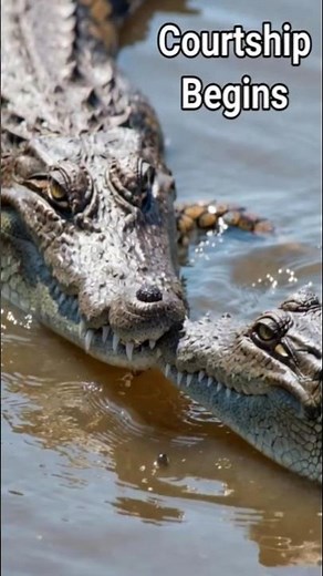 Nile Crocodile Courting & Mating Rituals | Rare Wildlife Short