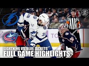 Tampa Bay Lightning vs. Columbus Blue Jackets | Full Game Highlights | ESPN NHL