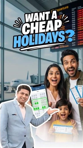 How To Book A Cheap Holiday😳 | Pradnesh Vinherkar #cheapflights #special #holiday #traveltips #trip
