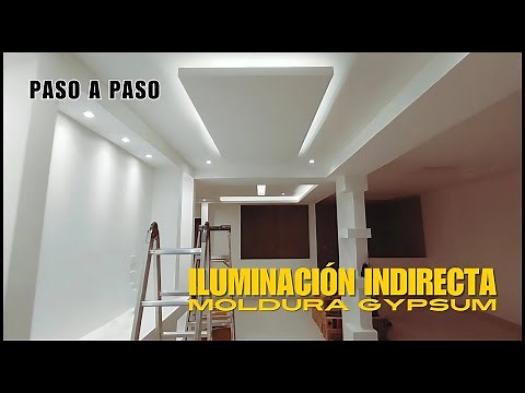 How to install an LED strip on drywall
