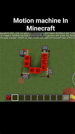 Minecraft perpetual motion machine #minecraft