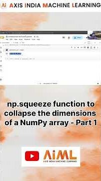 np.squeeze function to collapse the dimensions of a NumPy array