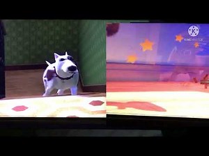 Scud and Buster sing the dog song