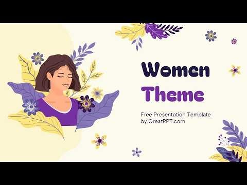 Free Women Presentation Theme fro PowerPoint & Google Slides by GreatPPT