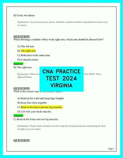 CNA Practice Test Virginia 2026: Essential Exam Prep & Study Questions