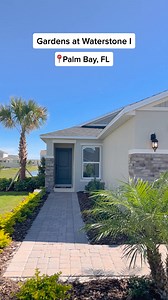 1.3K views | Check out Gardens at Waterstone I in Palm Bay, Florida. This beautiful new gated community features spacious homes with no CDD fees and planned amenities which include a pool, cabana, and pickleball court. Find your new home today! #KBHome #NewHome #RealEstate | KB Home | Facebook
