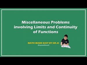 [CALCULUS] Limits and Continuity