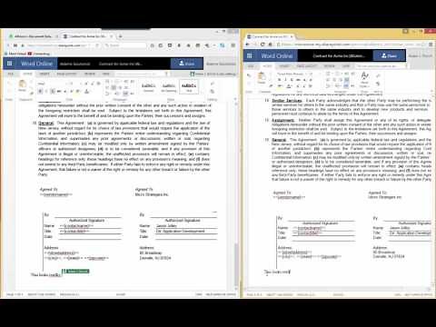 Co Authoring in Alfresco with Office 365 (Word & Excel)