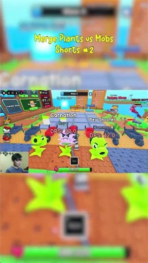 Roblox Shorts #ReadyToReady - Merge Plants vs Mobs (2) animal hospital