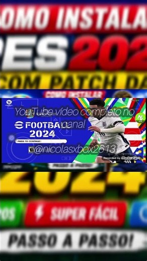 COMO INSTALAR PES 2024 COM PATCH DA EUROCOPA 2024 PPSSPP (SEM ERROS) | RÁPIDO E FÁCIL! ⚽🔥