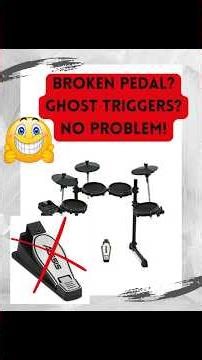 Alesis Electric Drum Mesh Kit Hack: Fix Broken Kick Pedal with your extra Tom – Save Money Fast!
