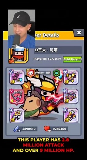 INSANELY STRONG Player with Most Attack in Survivor.io – 2.8M ATK & SS Gear!