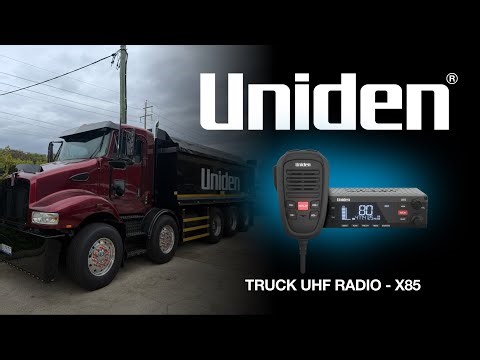 Truck UHF DIN Mount UHF Radio (X85) By | Uniden® Australia