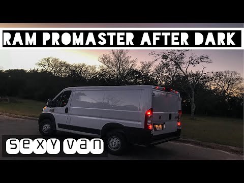RAM PROMASTER AFTER DARK | BLACKOUT CURTAINS AND CLEARANCE LIGHTS