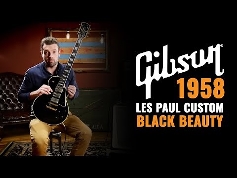 Incredibly RARE 1958 Les Paul BLACK BEAUTY!!