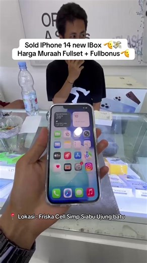 Terjual IPhone 14 new IBox 🫡 #promomakanharian #iphone