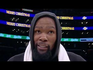 Kevin Durant PostGame Interview | Houston Rockets vs Los Angeles Lakers