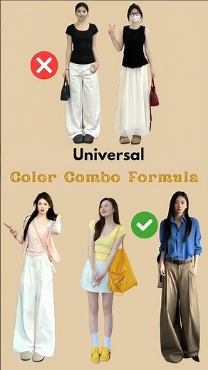 Color Combos that will Level Up your Outfits #colorcombinations #fashion #styling #styleguide #ootd