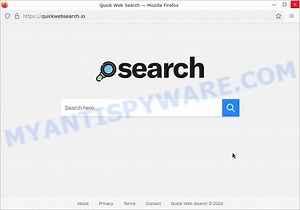 Remove Quickwebsearch.io Redirect: Chrome, Edge, Firefox