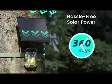 Camera de chasse 4g avec panneau solaire 5W 14MP Ucon