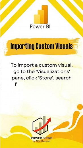 Mastering Custom Visuals in Power BI | A Quick Guide #Customvisuals #TechTutorial #PowerbiSkills