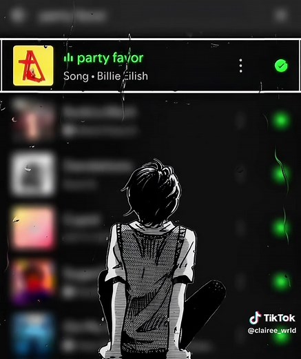 Party Favor by Billie Eilish - Lyrics and Video Edit