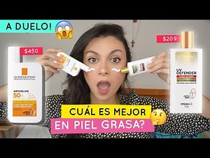 🏆CUÁL ES MEJOR?😱LOREAL UV DEFENDER VS. LA ROCHE POSAY ANTHELIOS? | KAREN GUP