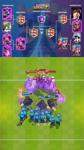 Ryley vs Evolved Witch in Clash Royale🏆🔥
