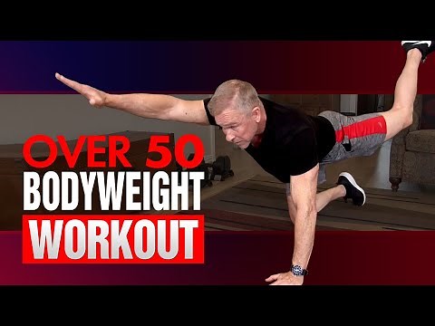 At Home Bodyweight Workout For Men Over 50 (10 MINUTE WORKOUT!)