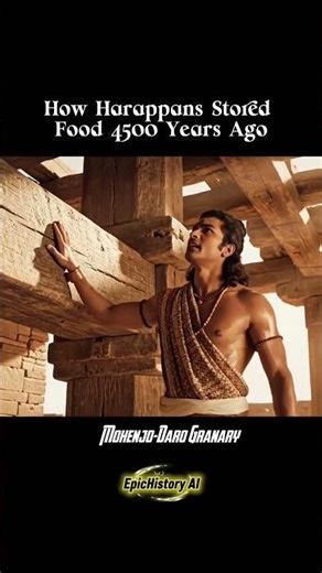 “How Harappans Stored Food 4500 Years Ago | Mohenjo-Daro Granary” #EpicHistory Ai #shorts #ai