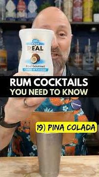 How to make a PINA COLADA - Rum Cocktails YOU need to know pt19