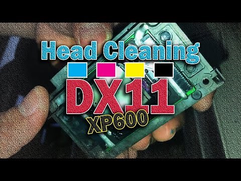 Manual Cleaning Printhead of XP600 Dx5 Dx7 DX11 same procedure Full Video Tutorial