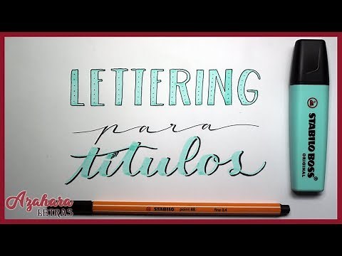 Titles Lettering Ideas to Take Beautiful Notes