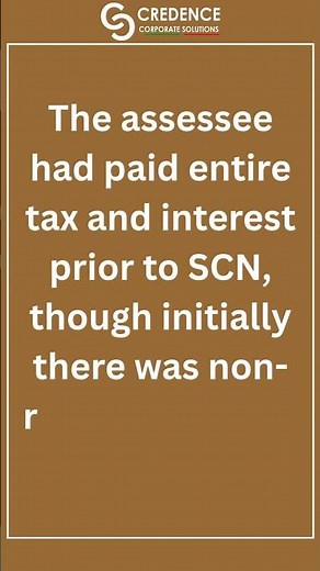No Penalty If Paid Pre-SCN #ServiceTax #CESTAT #TaxRelief #IndirectTax #TaxUpdate